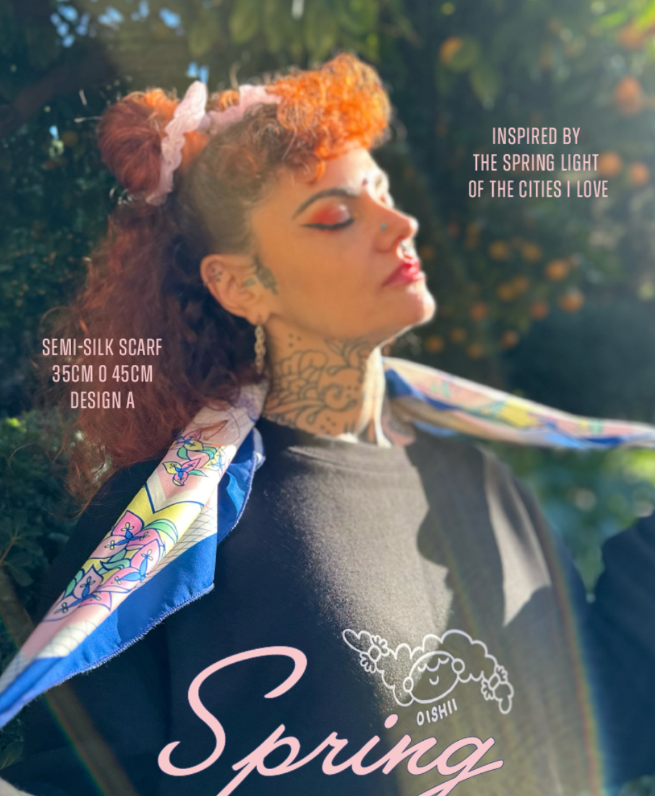 Pañuelo semi-seda - Oishii