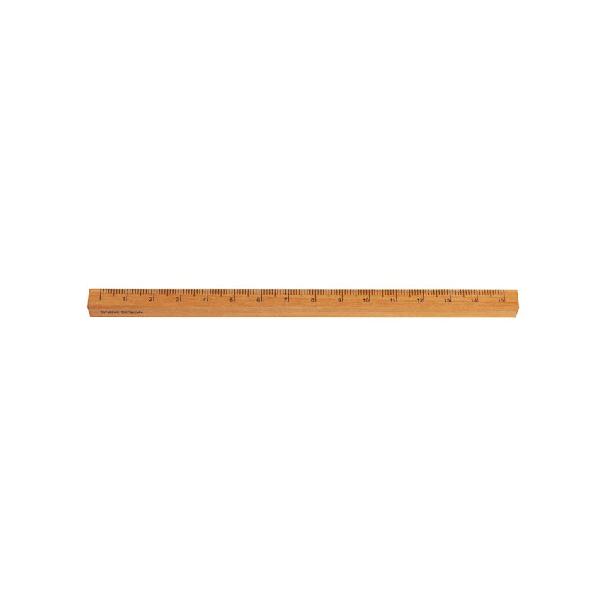 Regla de madera 15cm