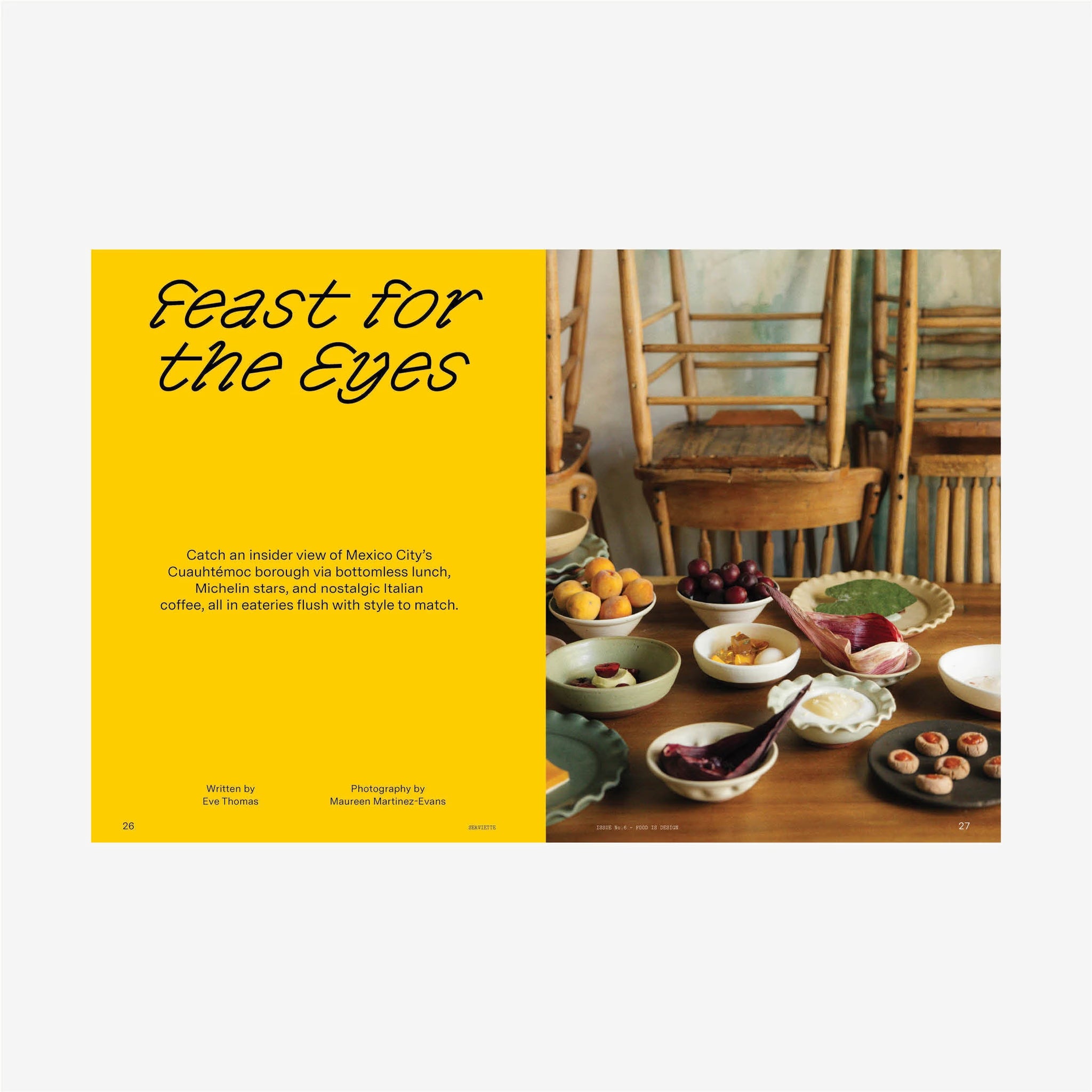 Serviette #6 Food is Design