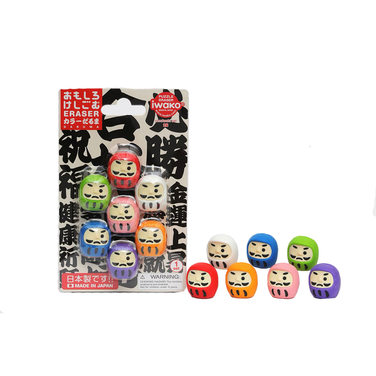 Set de gomas de borrar - IWAKO