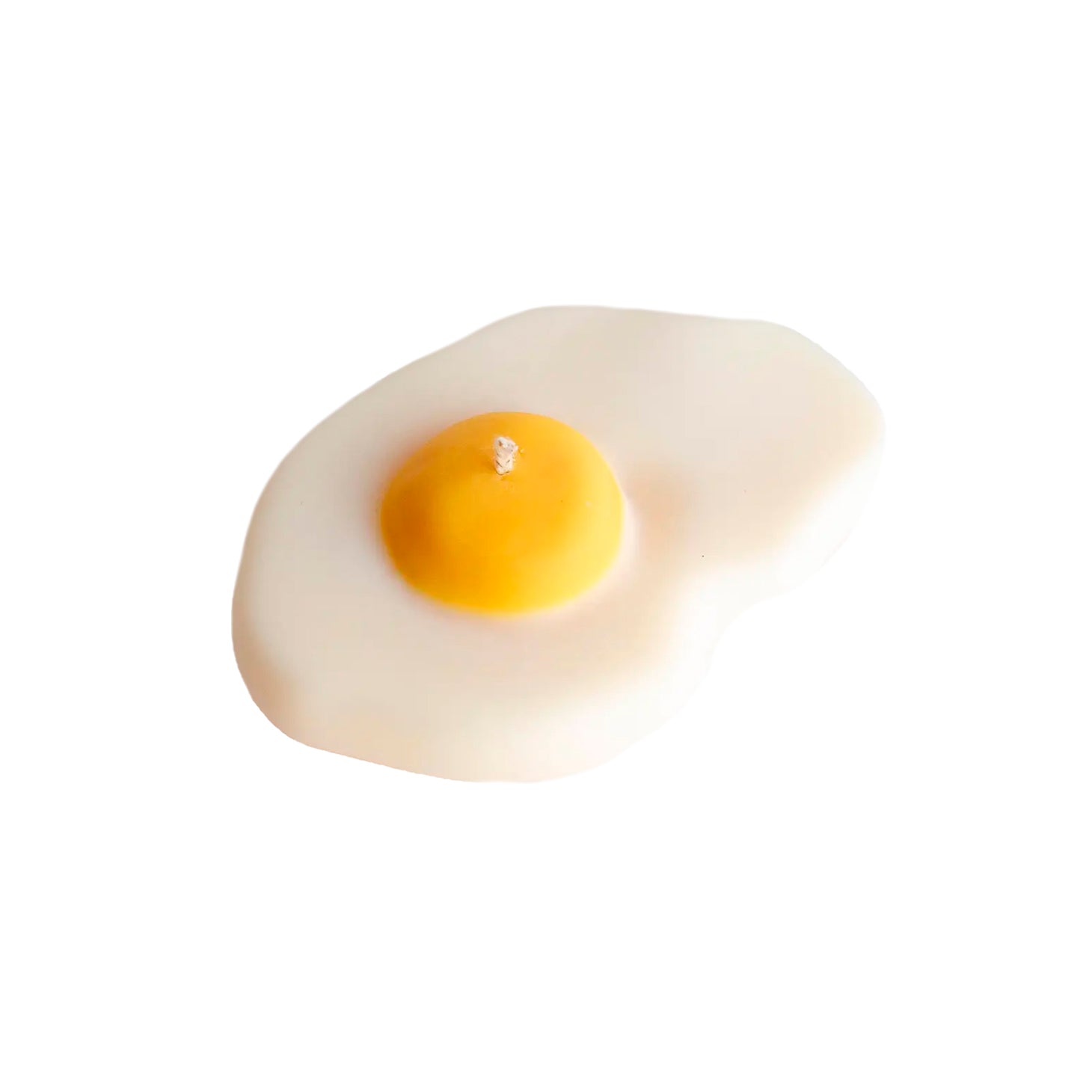 Egg on the plate candle