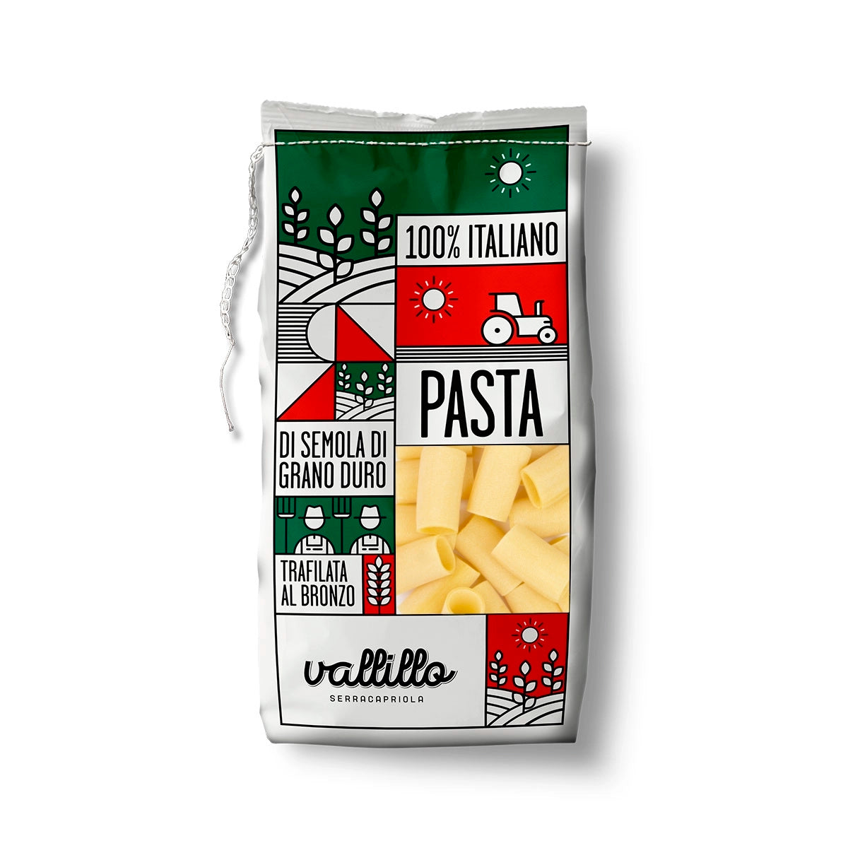 Paccheri - pasta artesanal 100% italiana