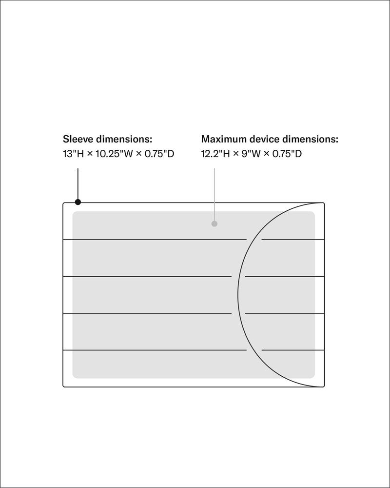 Puffy Funda de portátil 16" - BAGGU