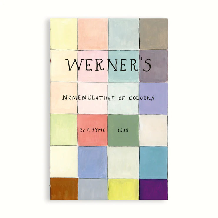 Carnet Nomenclature des couleurs de Bookaneer Werner