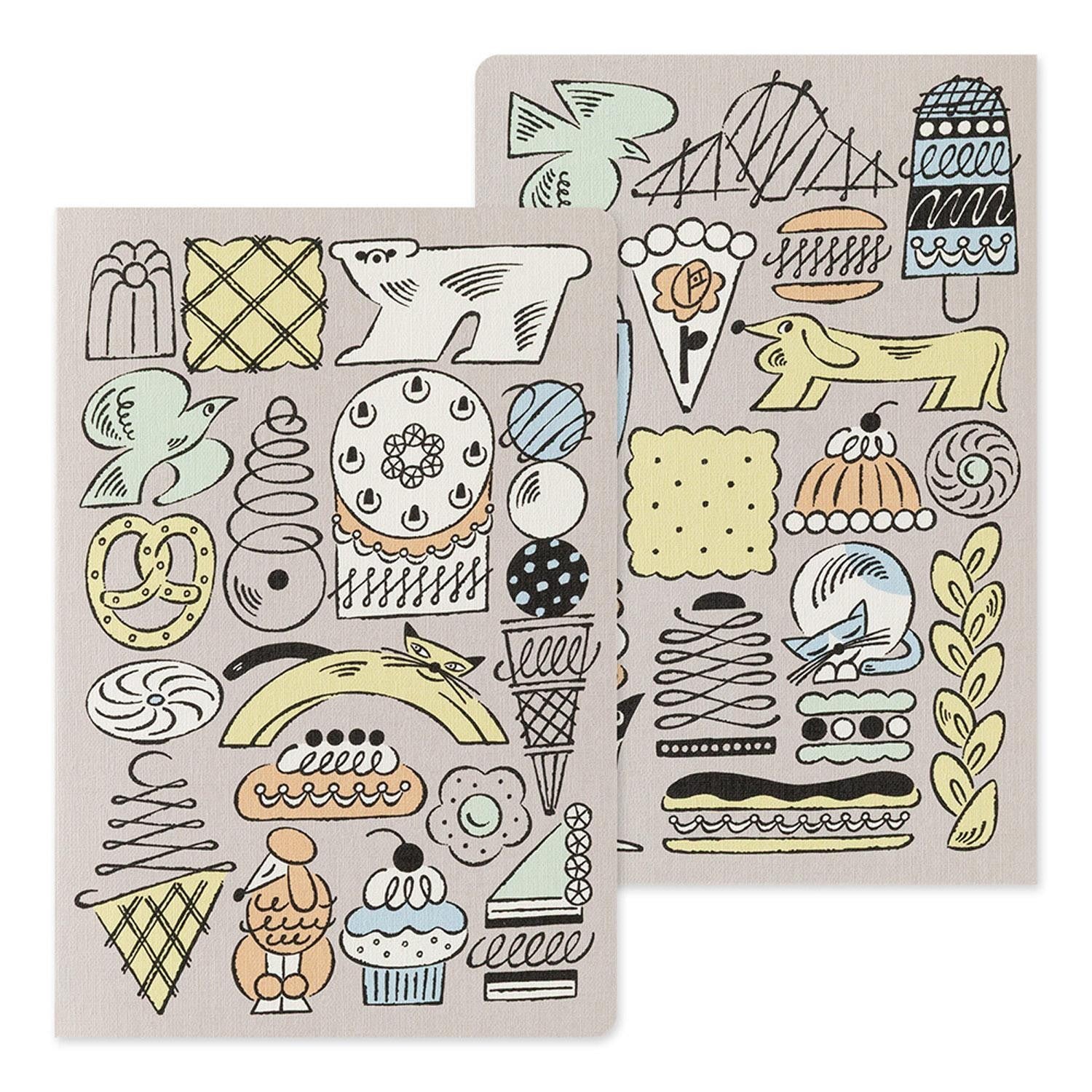 Cuaderno B6 Sweets & Animals