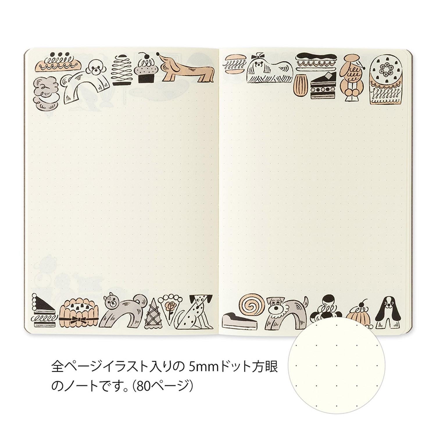 Cuaderno B6 Sweets & Animals