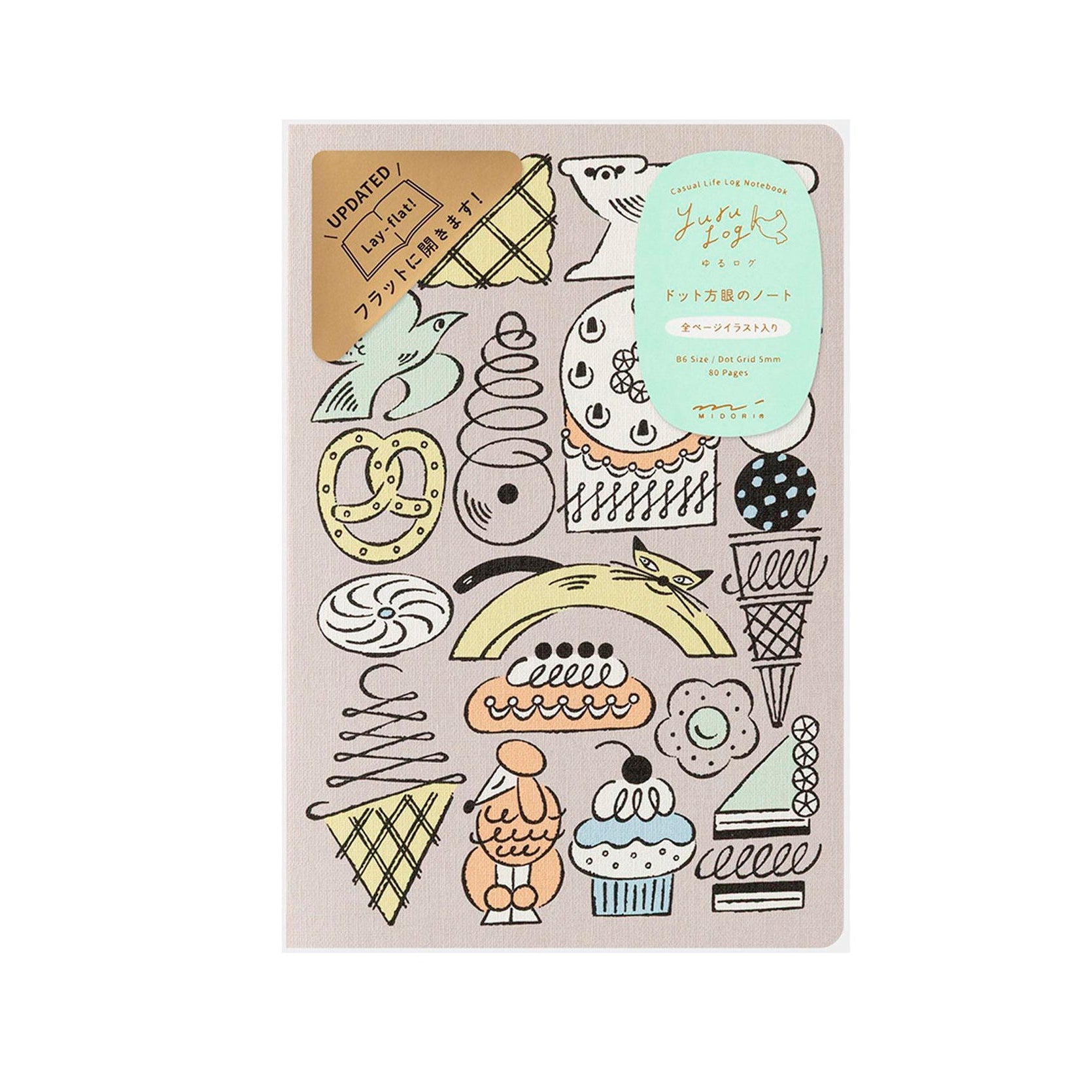 Cuaderno B6 Sweets & Animals