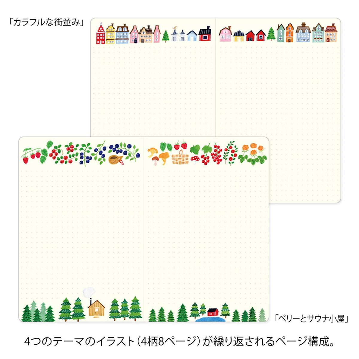 Cuaderno Yuru Log B6 Scandinavia