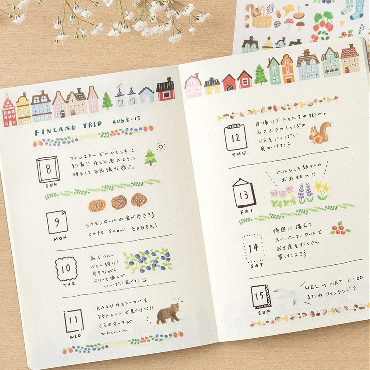 Cuaderno Yuru Log B6 Scandinavia