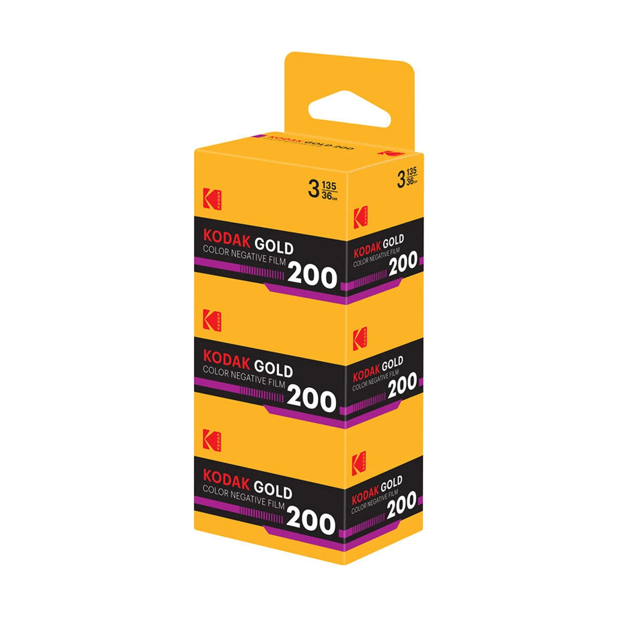 Pack de 3 Eastman Kodak Gold 200 35mm