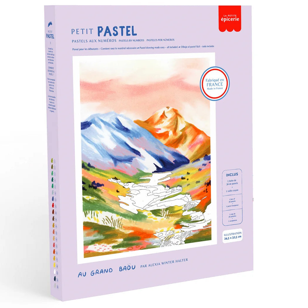 Kit pastel por números