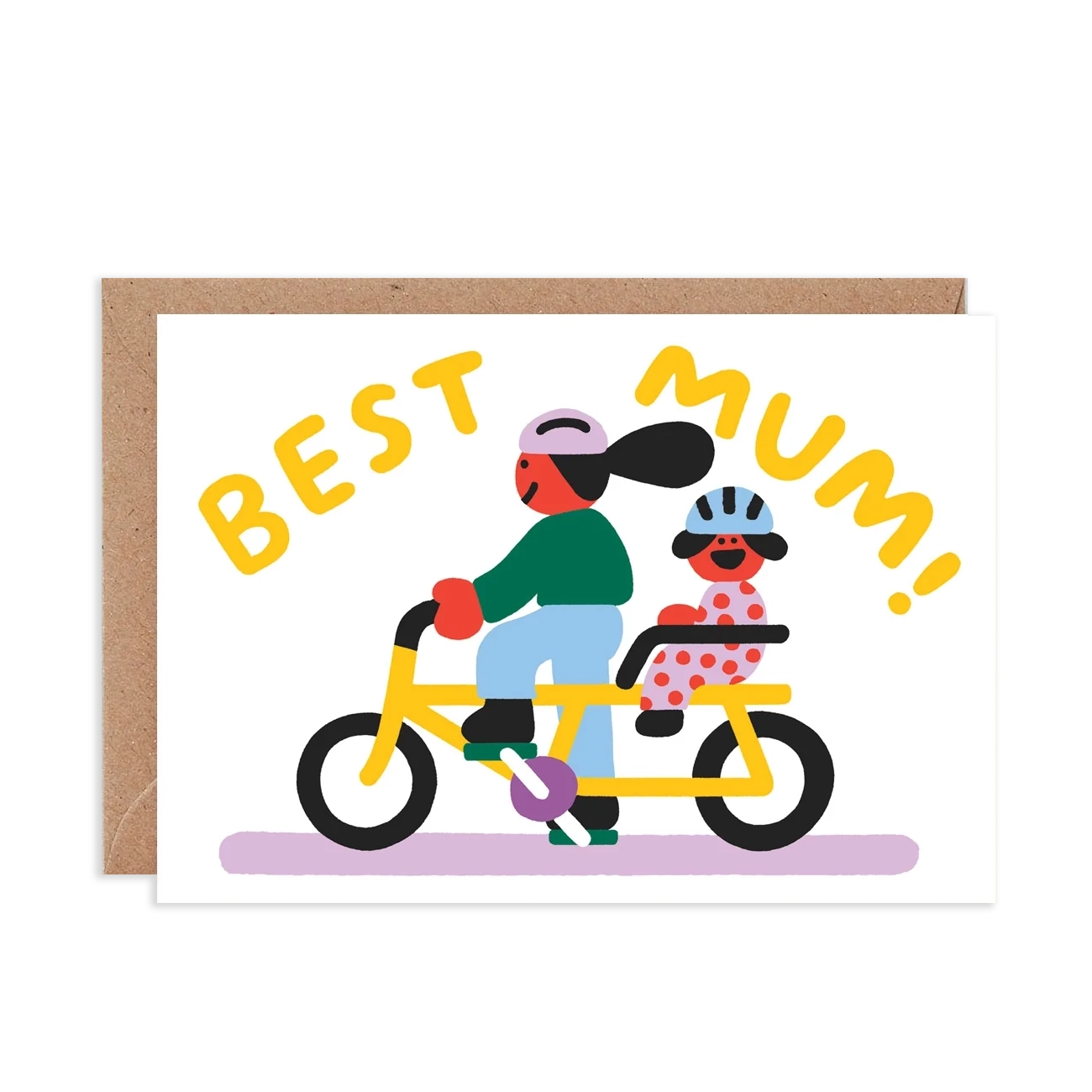 Tarjeta Best Mum Bike Ride