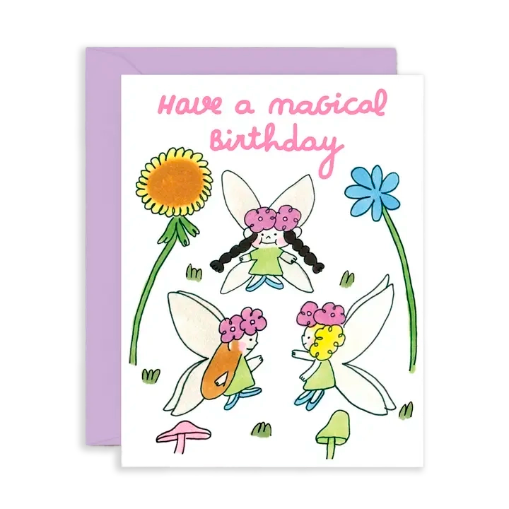 Tarjeta Have a Magical Birthday Fairies