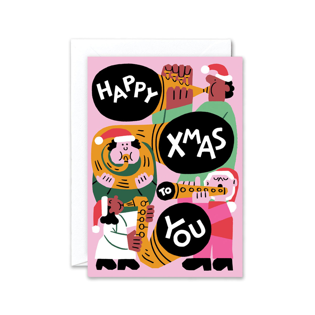 Tarjeta Happy Xmas yo you