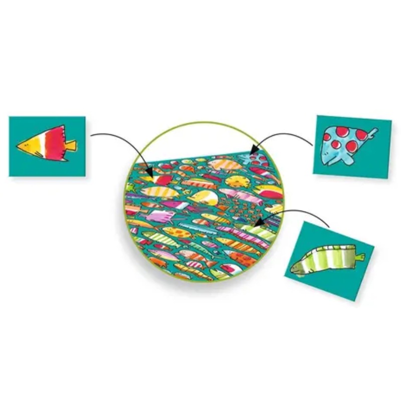 Juego de observación Fishy-Fish