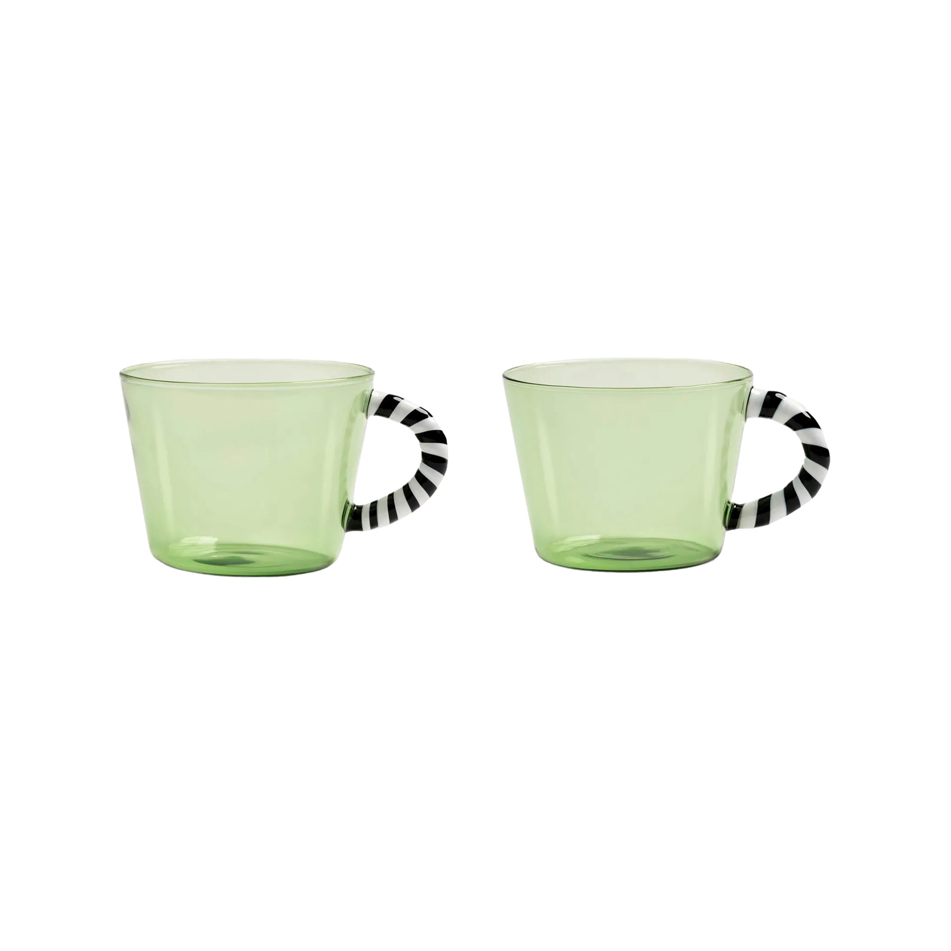 Duet green mugs set of 2