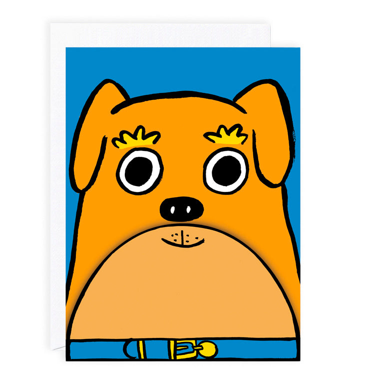 Tarjeta Perro boca desplegable