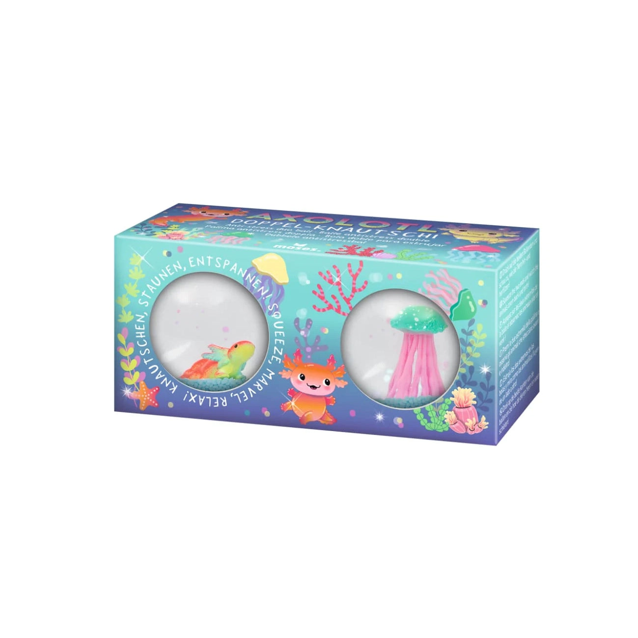 Bola doble antiestrés Ajolote