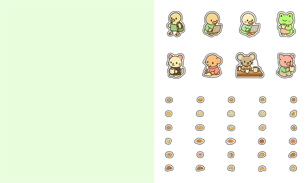 Libro de pegatinas Cute 'n' Cozy Sticker Therapy