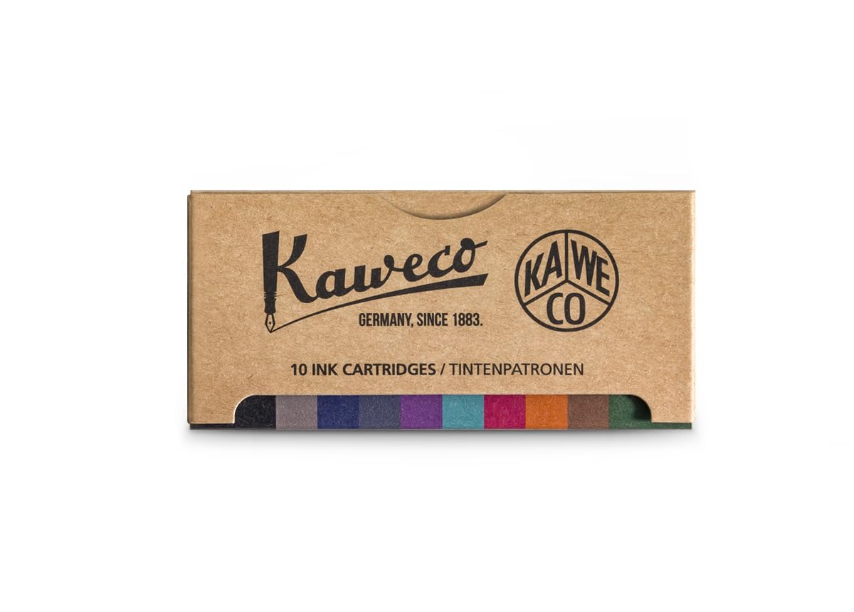 Box of 6 pen cartridges in various colors - Kaweco 
