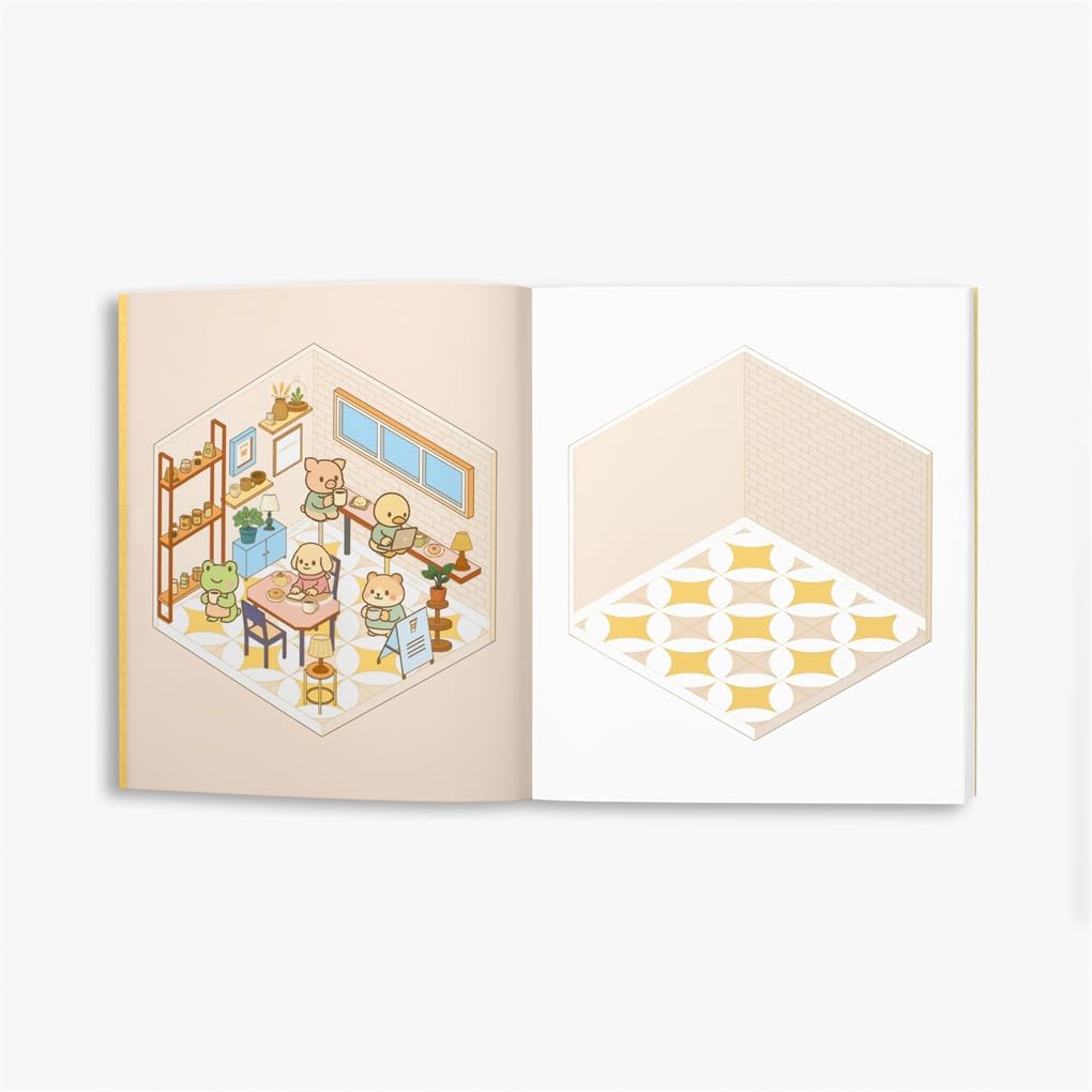 Libro de pegatinas Cute 'n' Cozy Sticker Therapy