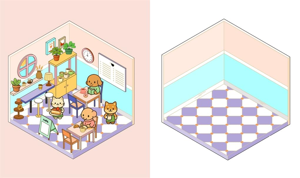 Libro de pegatinas Cute 'n' Cozy Sticker Therapy