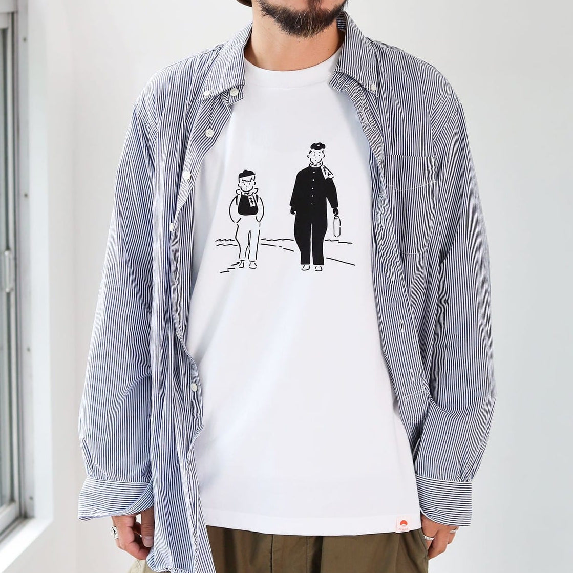 Camiseta Good Morning - Yasujiro Ozu x BEAMS JAPAN