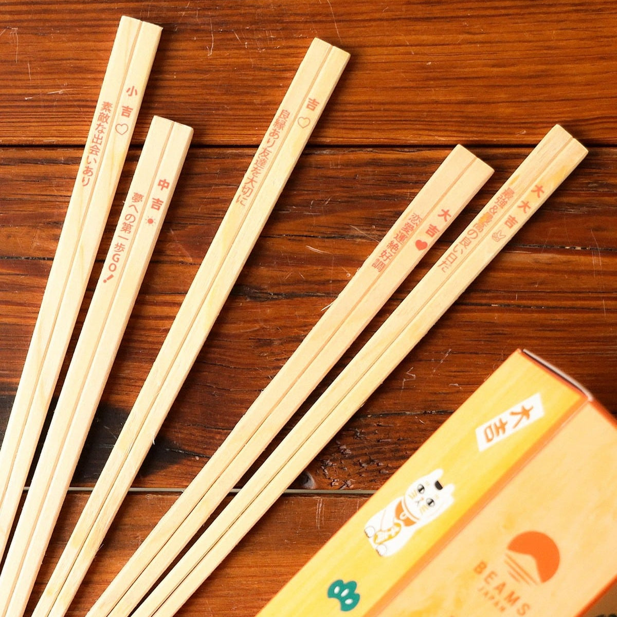 Pack palillos de la suerte - BEAMS JAPAN