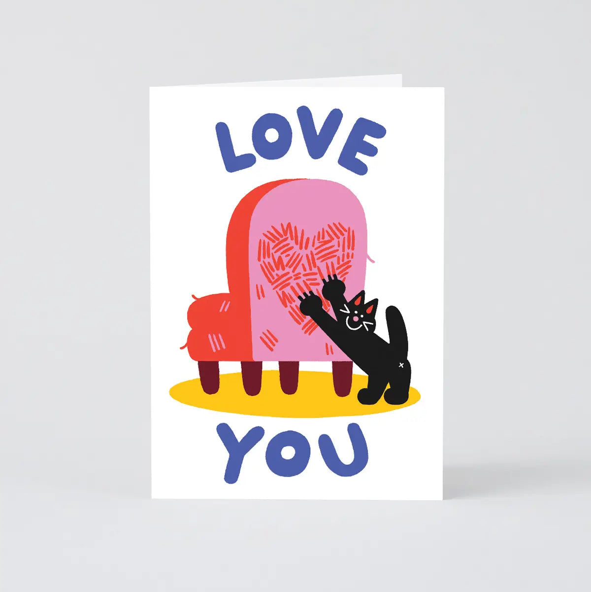 Love You Cat Card