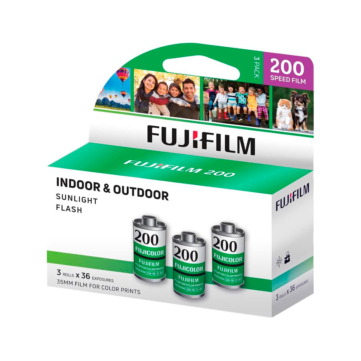 Pack de 3 Fujifilm 200 - 35mm