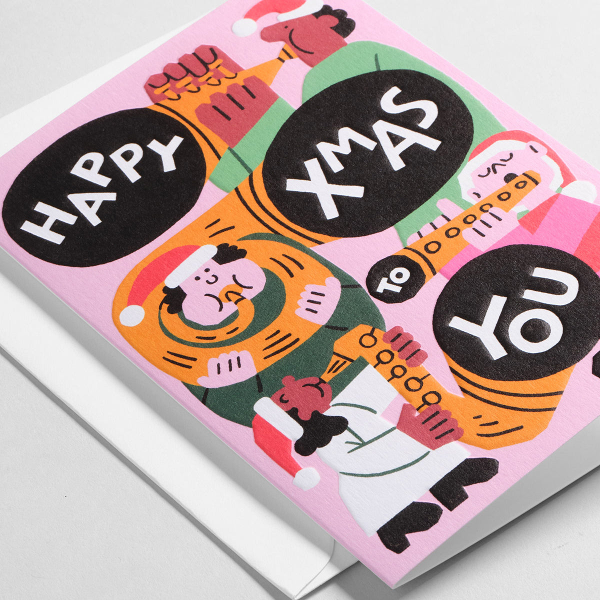 Tarjeta Happy Xmas yo you