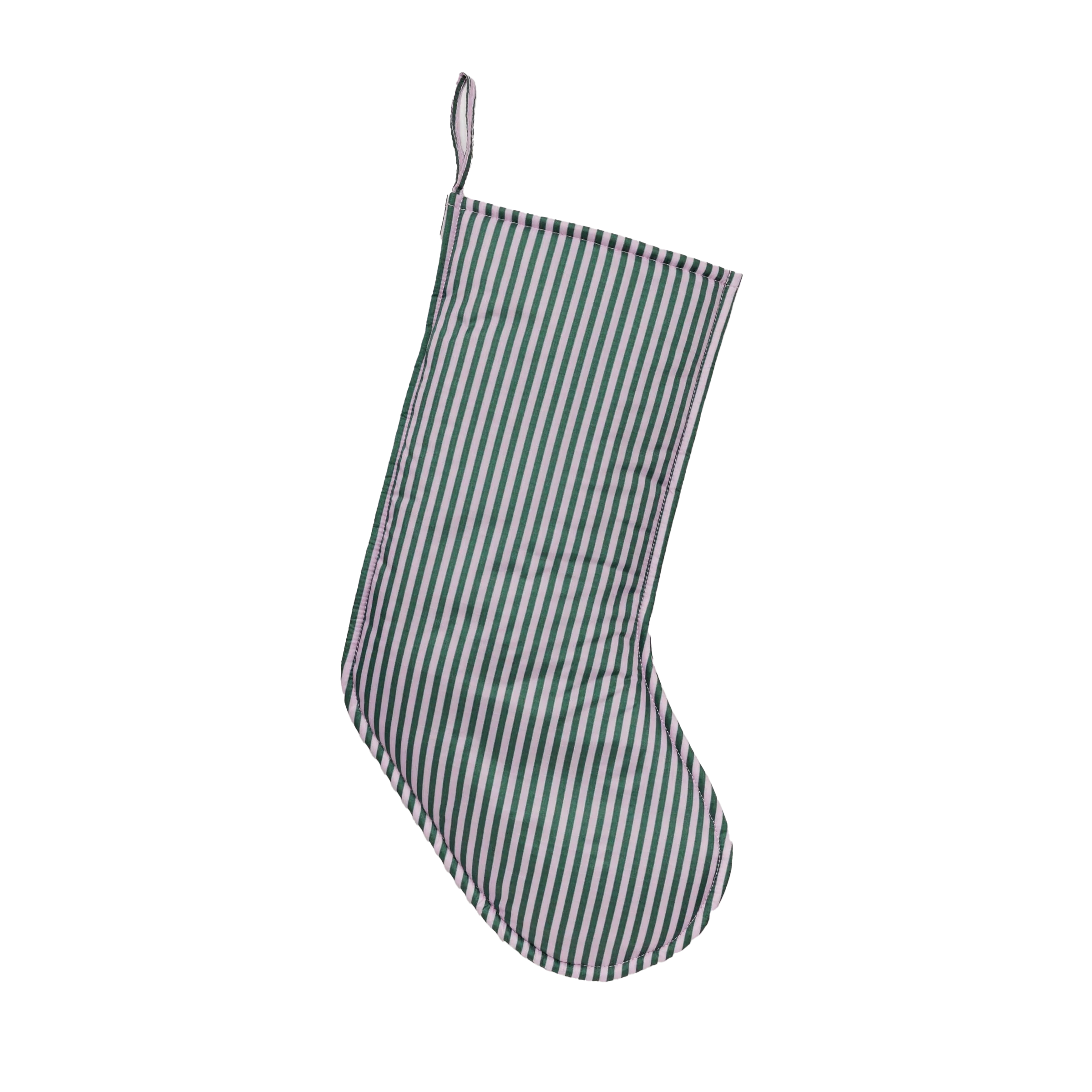 BAGGU Chaussette de Noël – Lilas Candy Stripe