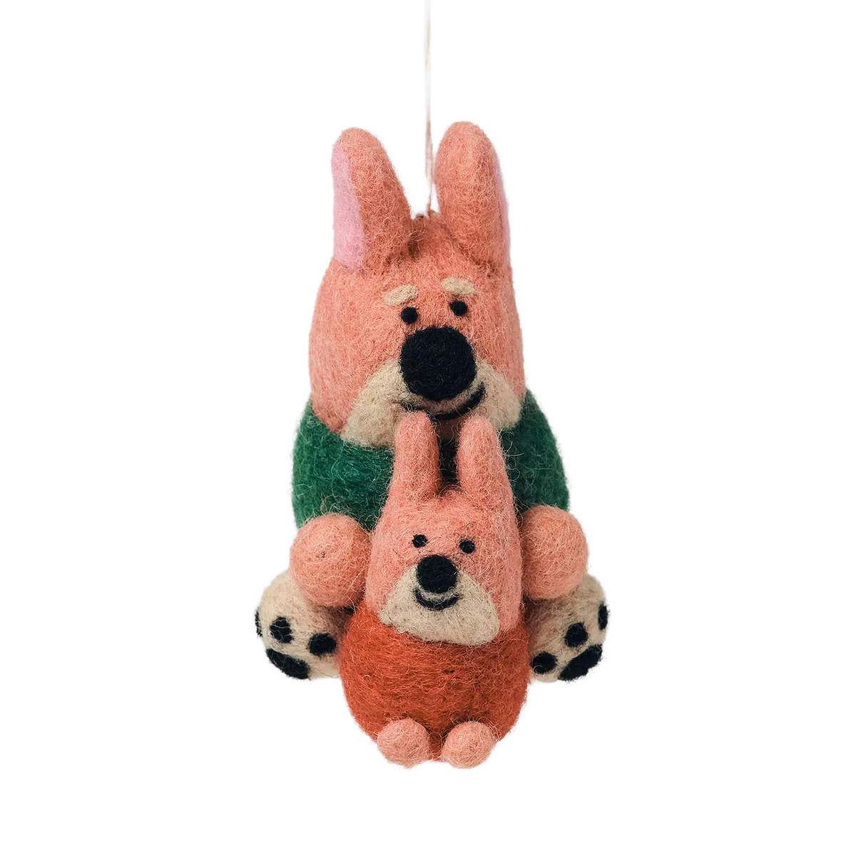 Adorno perro y cachorro