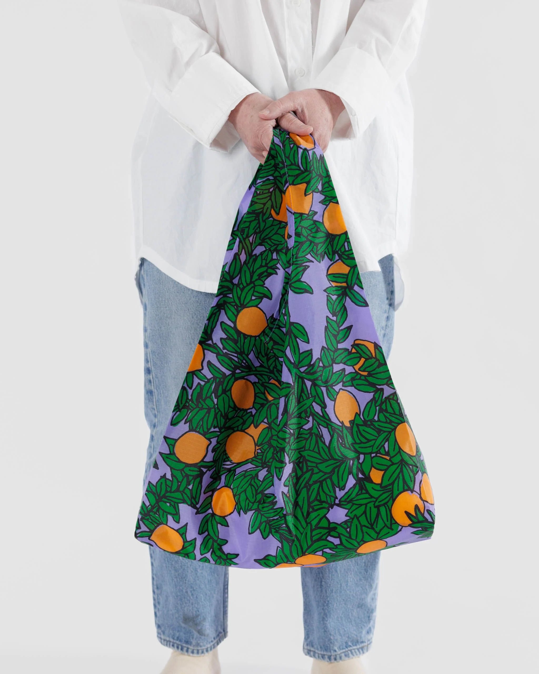 Bolsa Standard BAGGU - Orange Tree Periwinkle