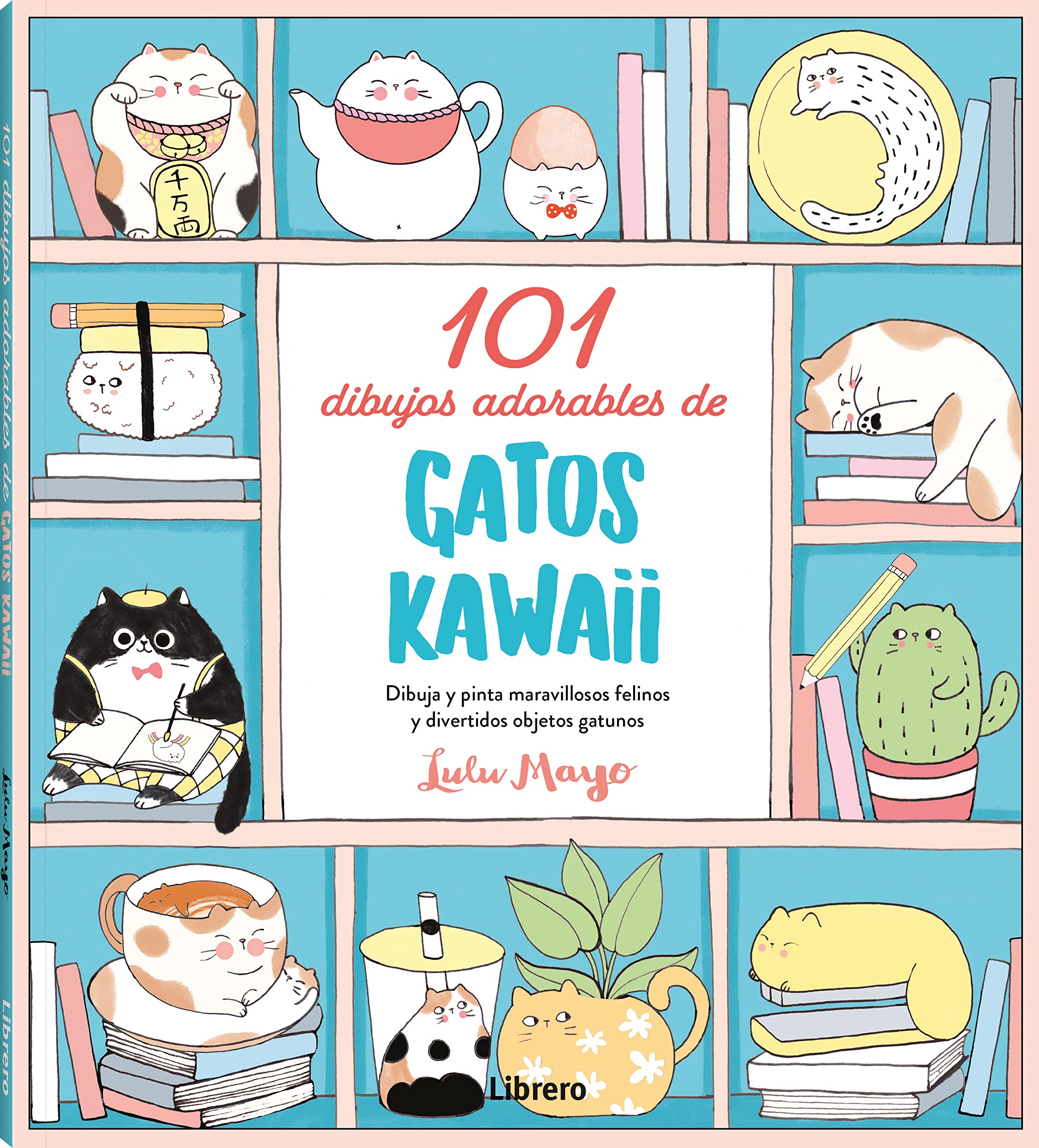 101 Dibujos adorables de Gatos Kawaii