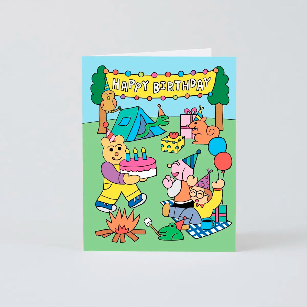 Tarjeta Happy Birthday Picnic Party