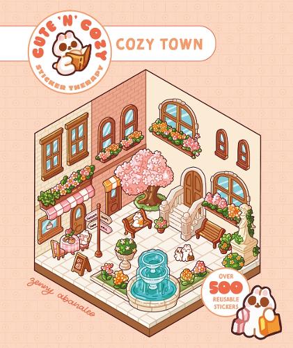 Libro de pegatinas Cute 'n' Cozy Sticker Therapy
