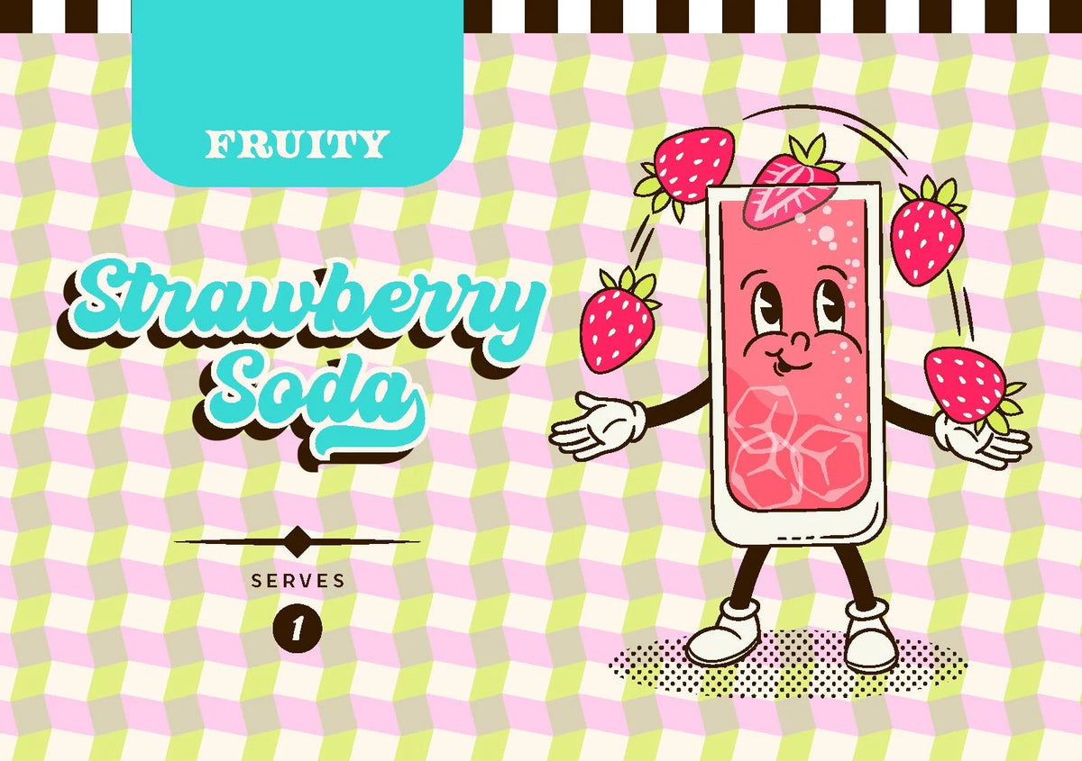 Tarjetas de recetas The Soda Shoppe