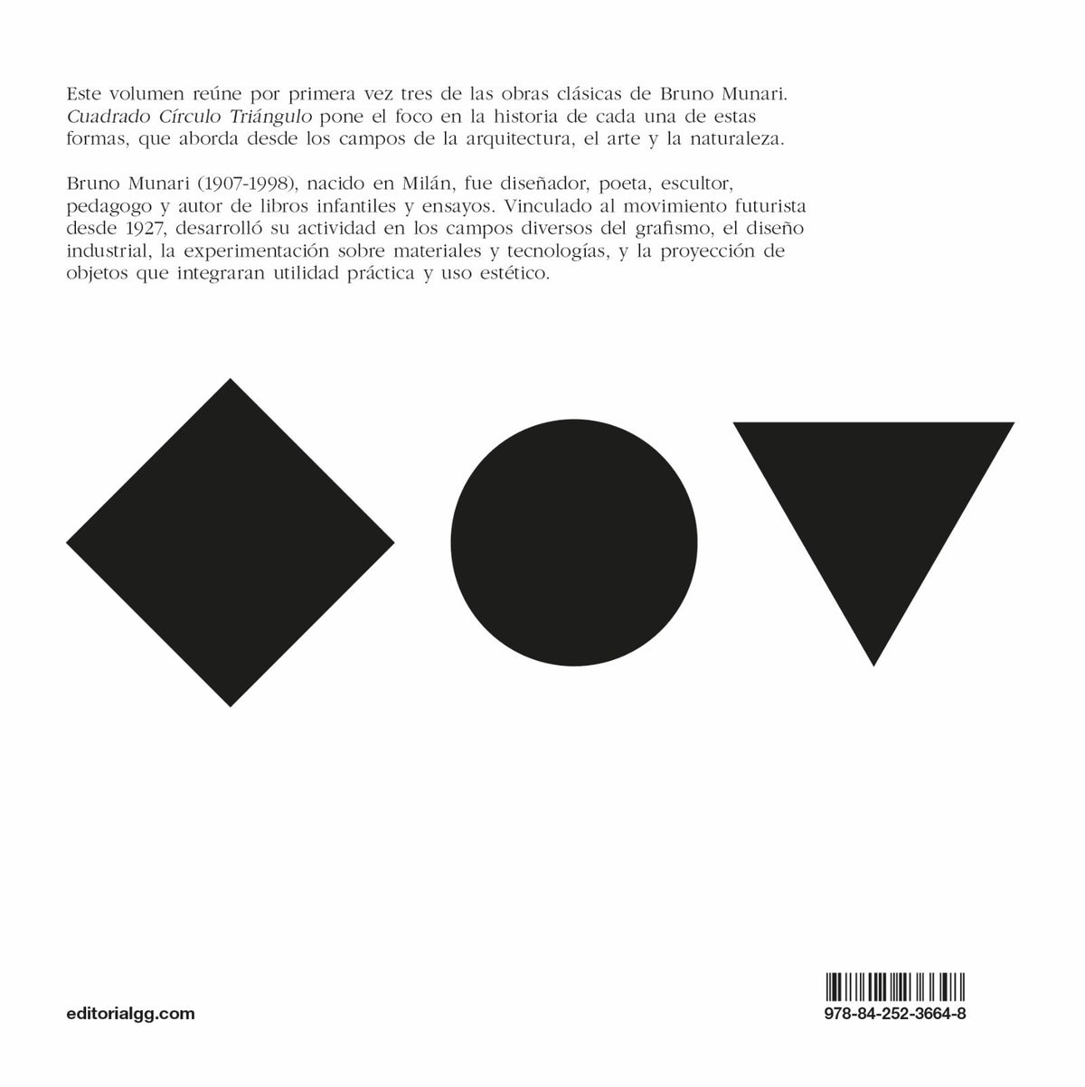 Cuadrado, círculo, triángulo - Bruno Munari