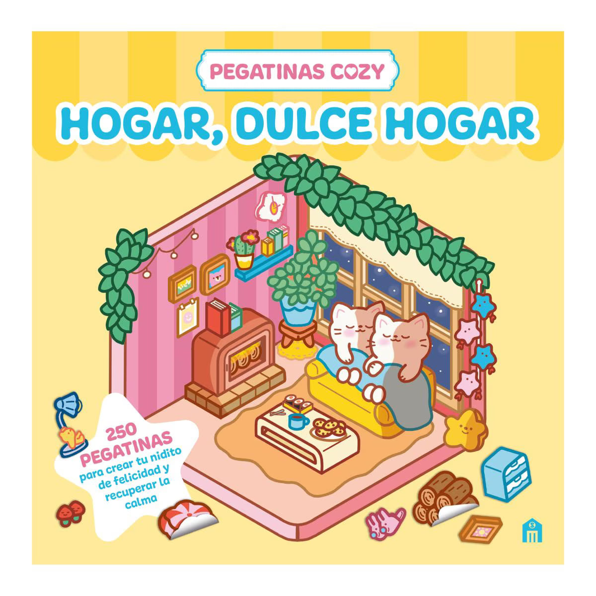 Pegatinas Cozy. Hogar, dulce hogar.