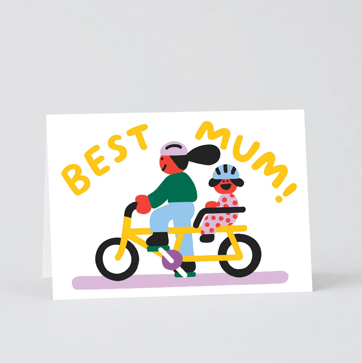 Tarjeta Best Mum Bike Ride