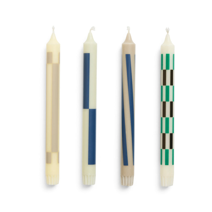 Velas Pattern Set de 4