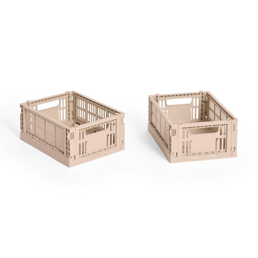 Caja Crate Plegable Mini set de 2 - HAY