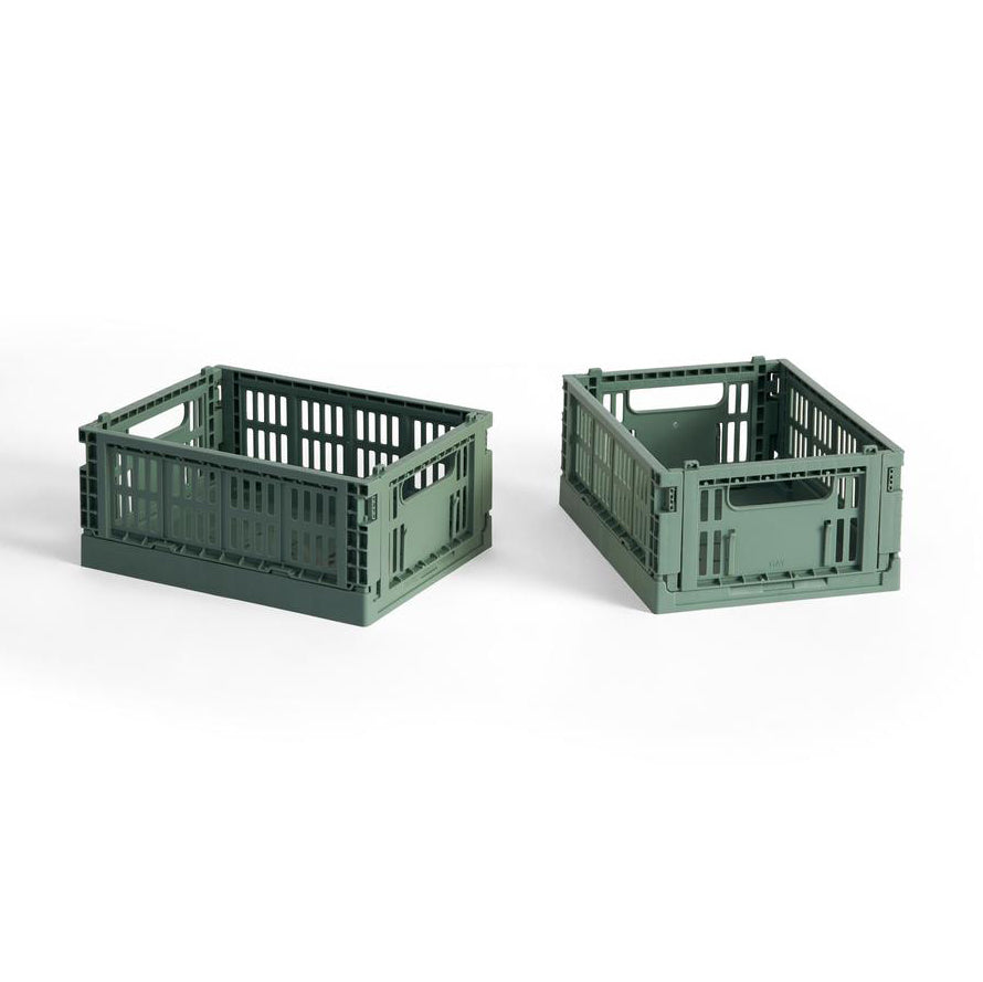 Caja Crate Plegable Mini set de 2 - HAY