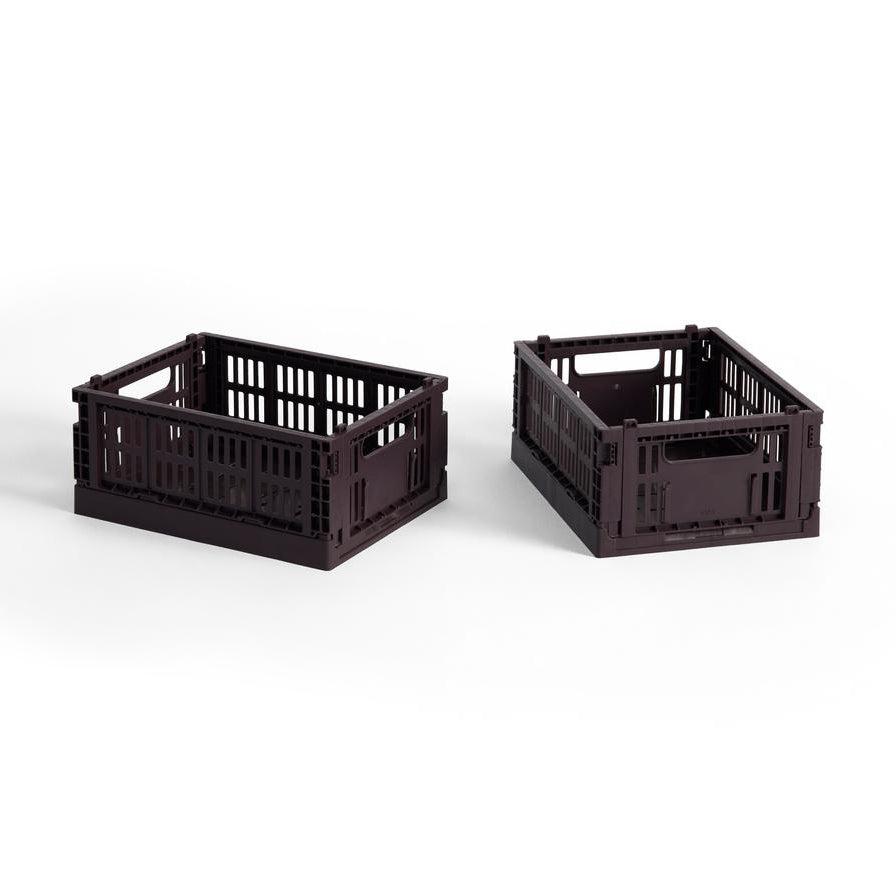 Caja Crate Plegable Mini set de 2 - HAY