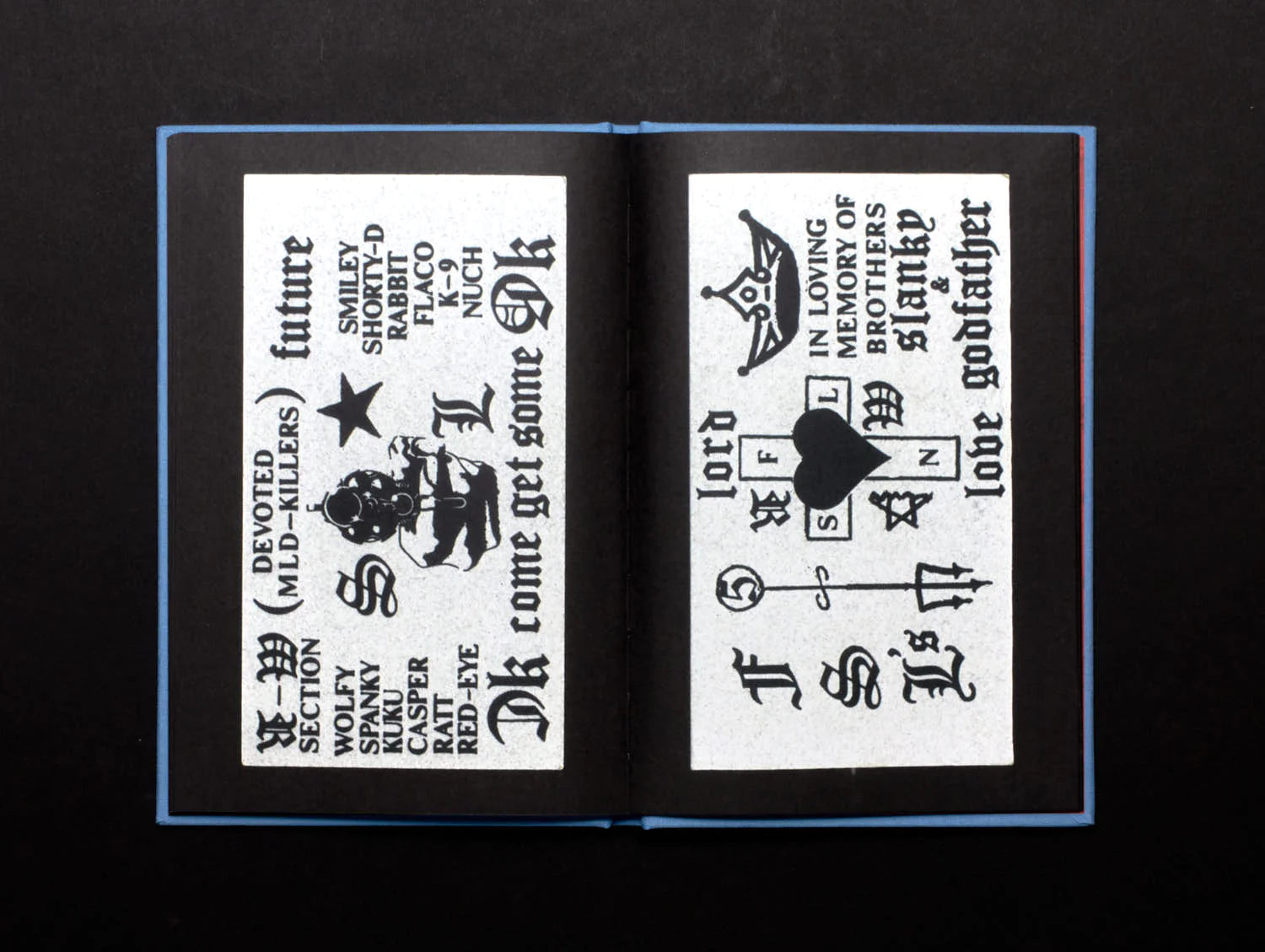 THEE ALMIGHTY & INSANE: CHICAGO GANG BUSINESS CARDS FROM THE 1970s & 1980s: CHICAGO GANG BUSINESS CARDS FROM THE 1970s & 1980s