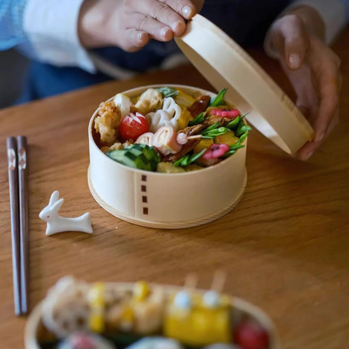 Bento redondo japonés - Mino Craft