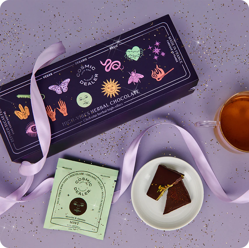 Box of 20 Chakra chocolates - Cosmic Dealer