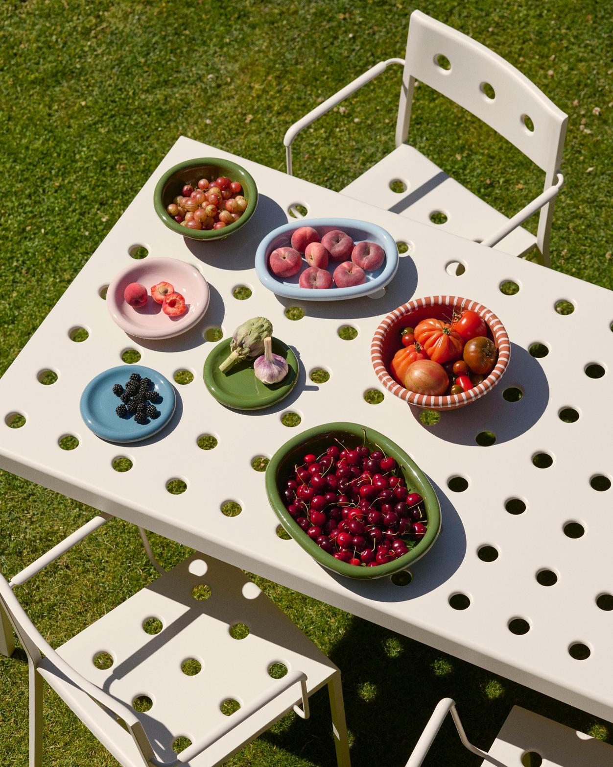 Barro Bandeja Oval L verde - HAY