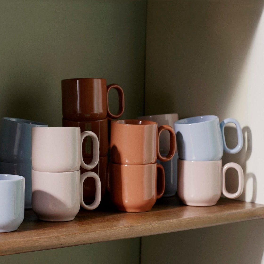 Barro taza set de 2